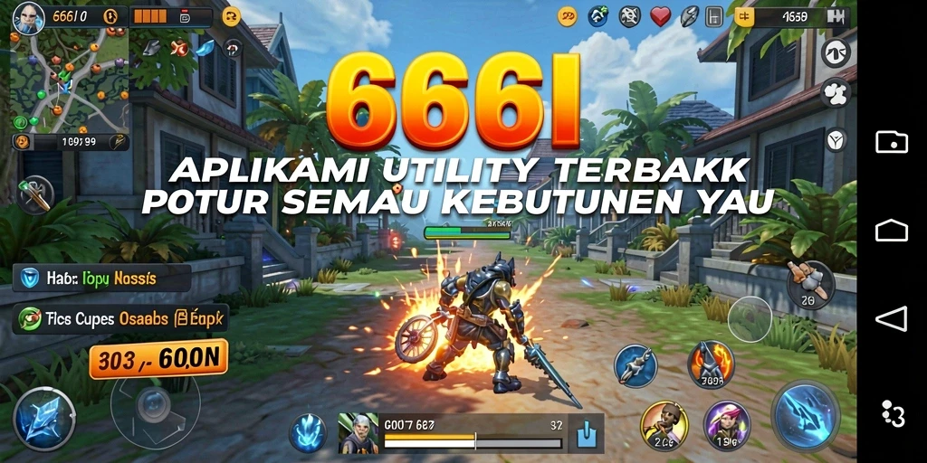 Screenshot utama aplikasi 666I menampilkan antarmuka pengguna yang intuitif dan fungsional.