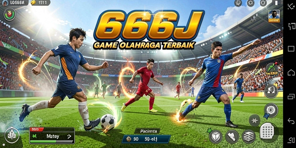 Tampilan gameplay seru dan kompetitif di 666J.