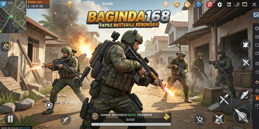 Tangkapan layar menampilkan momen intens dalam gameplay BAGINDA168.