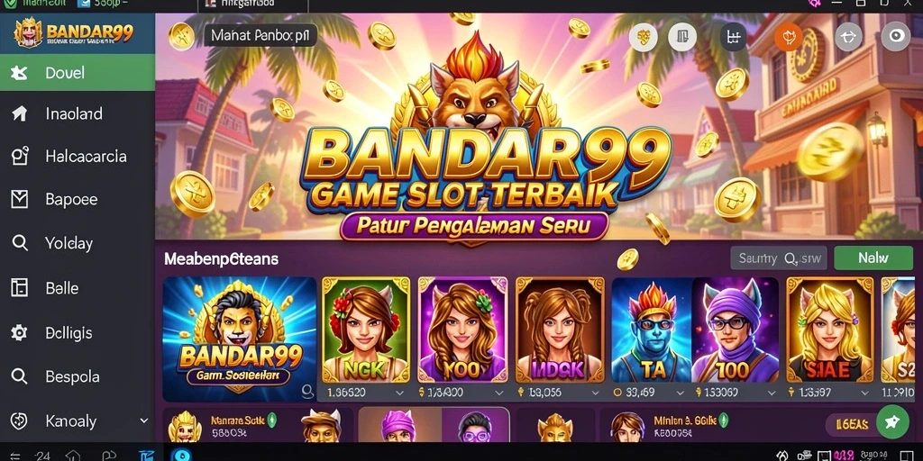 Gameplay mendebarkan di BANDAR99 dengan berbagai slot menarik.