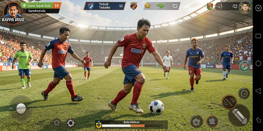 Tampilan gameplay seru dan realistis dalam BARU01.