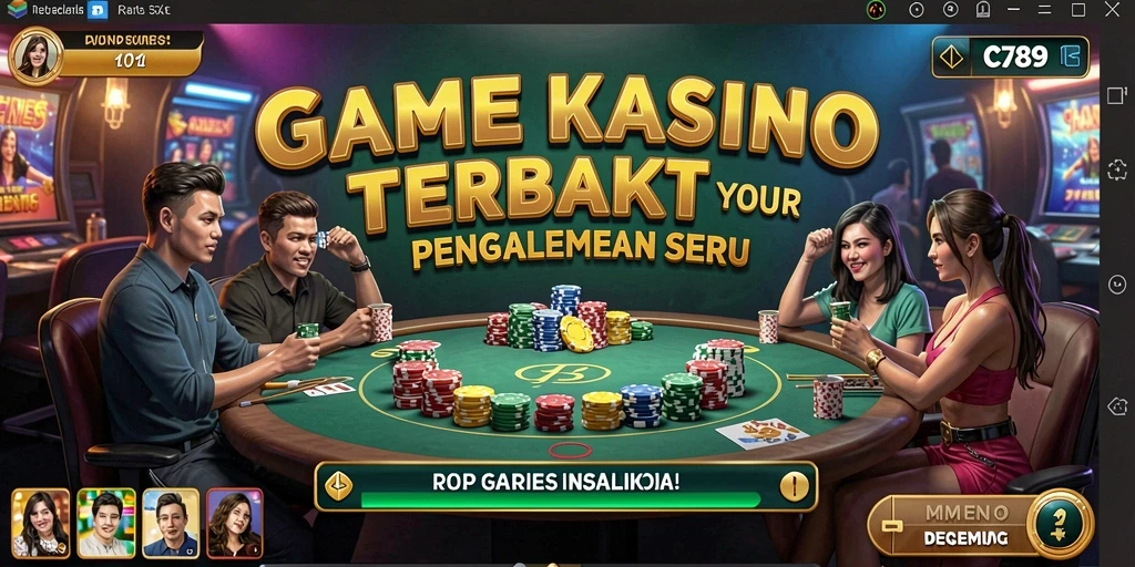 Tampilan menarik gameplay Kasino C789 yang seru.