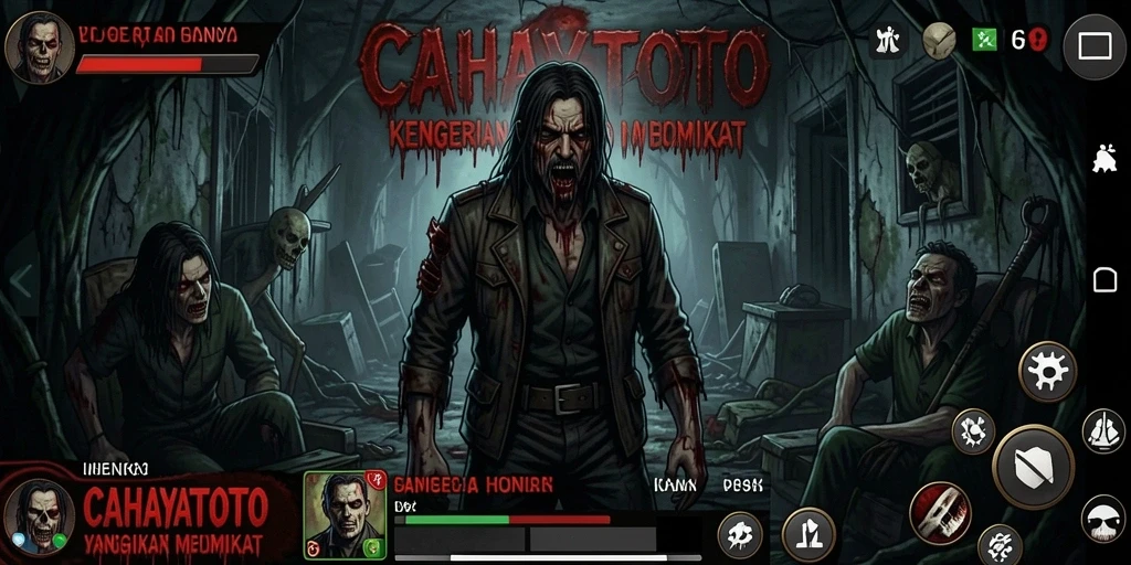 Tangkapan layar dari gameplay menyeramkan CAHAYATOTO saat menjelajah lokasi angker.