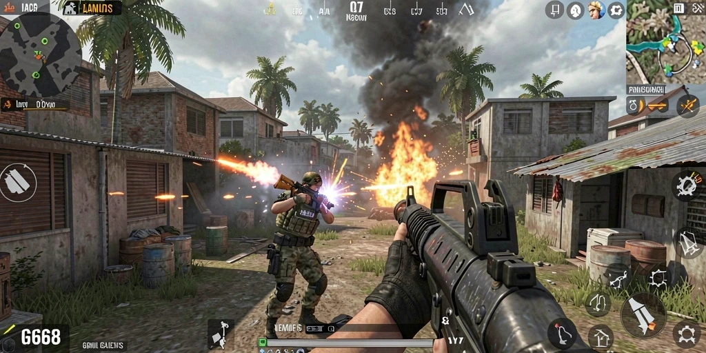 Tampilan gameplay G668 yang seru dan penuh aksi.