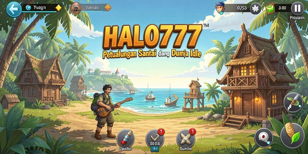 Screenshot utama HALO777 menunjukkan aksi gameplay Idle yang seru.