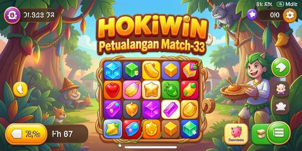 Tampilan menarik dari gameplay HOKIWIN yang seru dan penuh warna.