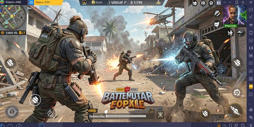 Gameplay Battle Royale yang menegangkan dan seru di HR89.