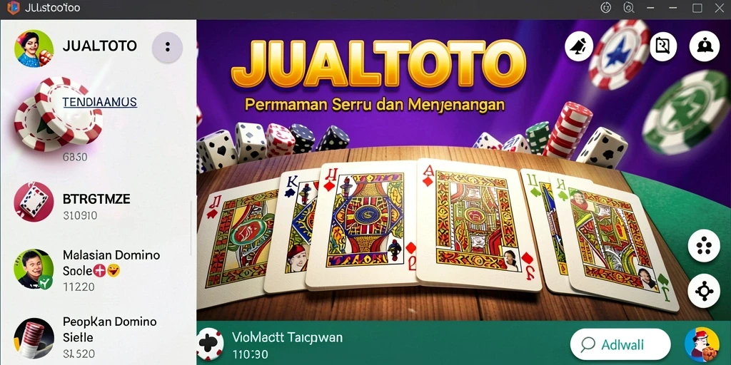 Gameplay seru JUALTOTO, seru dimainkan bersama teman.