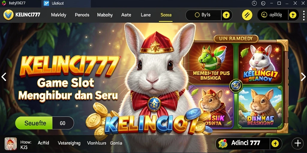 Screenshot KELINCI777 menampilkan gameplay seru dan tema menarik.