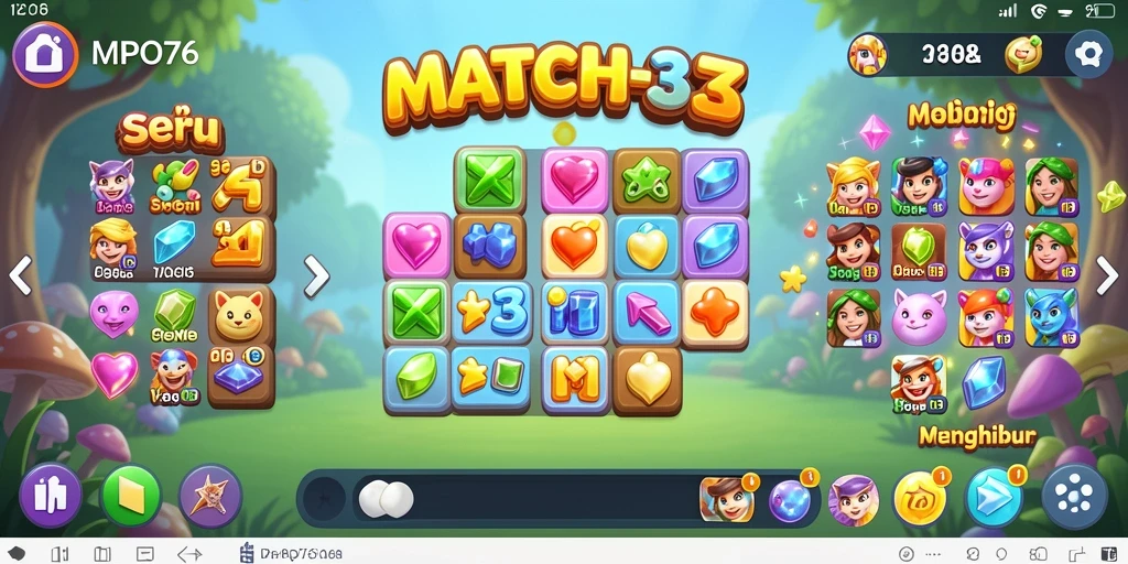 Tangkapan layar menampilkan gameplay seru dan menantang di MPO76.