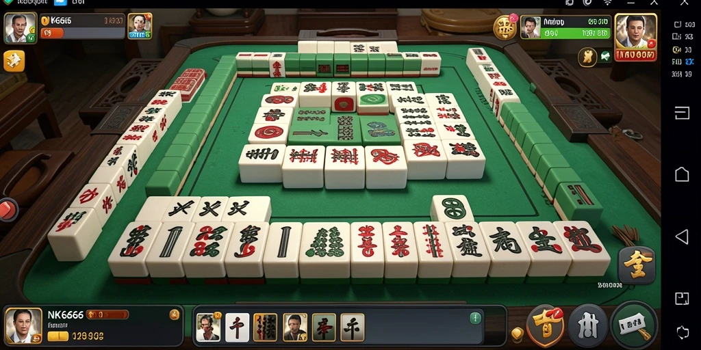 Tampilan menarik dari gameplay Mahjong NK666 yang menantang.