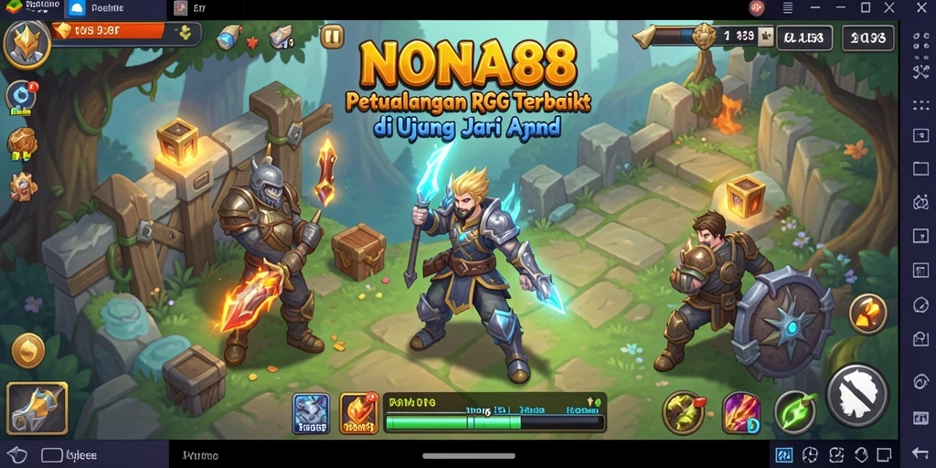 Gameplay NONA88 yang mendebarkan dan penuh strategi RPG.
