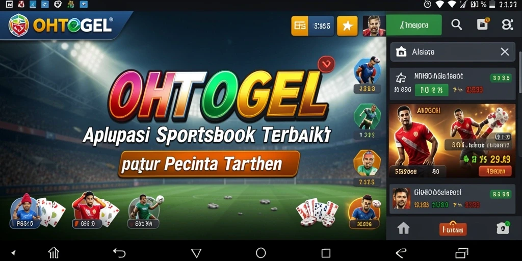 Tampilan utama OHTOGEL dengan berbagai opsi taruhan olahraga.