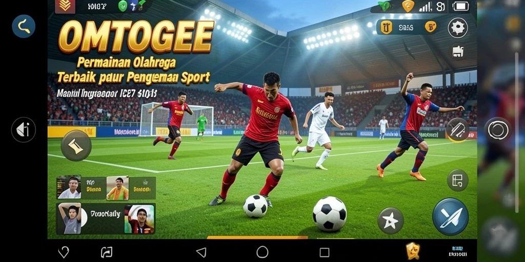 Tampilan gameplay menarik dalam permainan olahraga OMTOGEL.