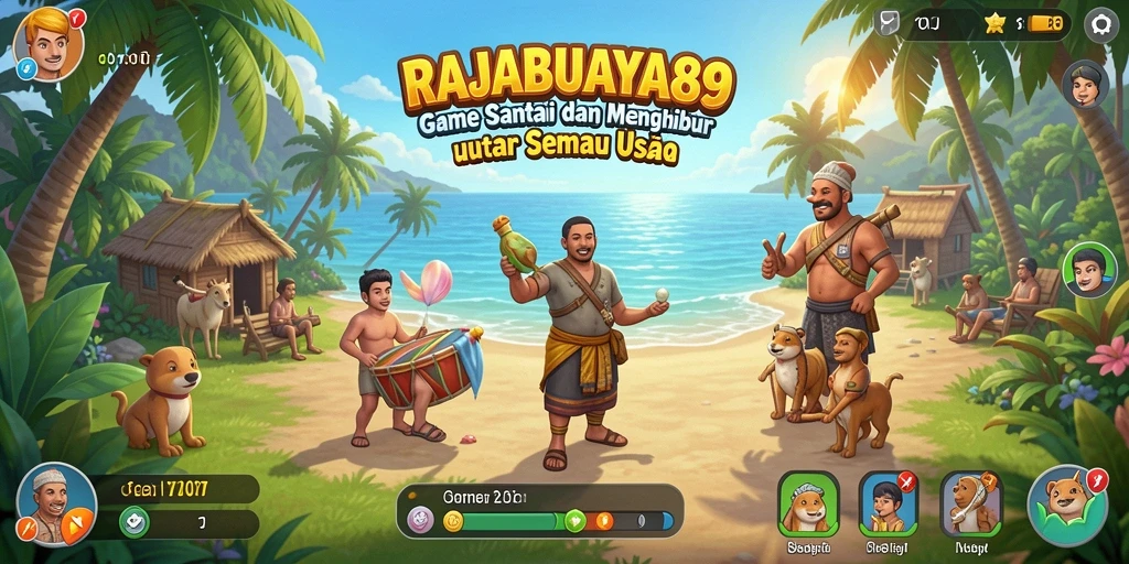Tampilan gameplay yang mengasyikkan dan penuh warna dari RAJABUAYA89.