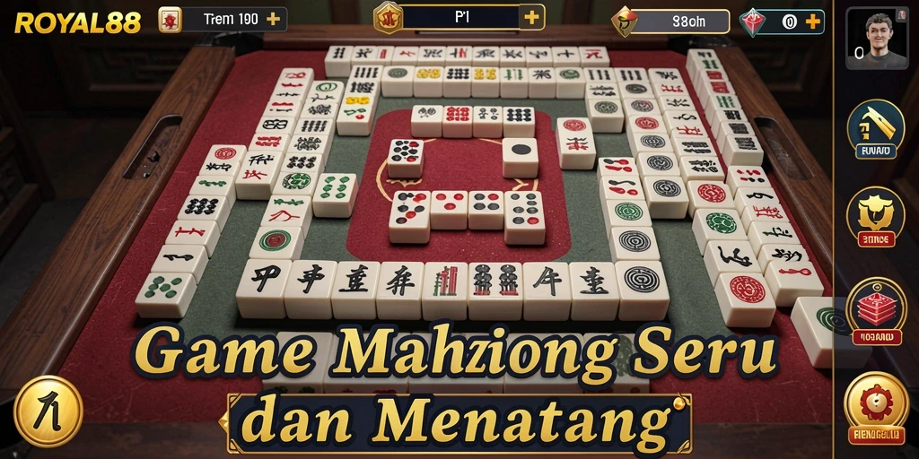 Tampilan gameplay seru dan menantang dalam ROYAL88.