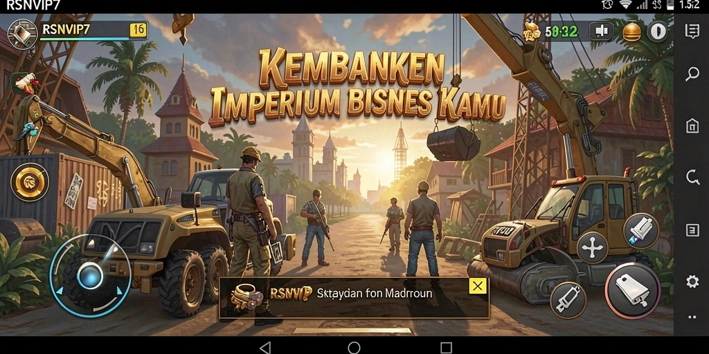 Gameplay RSNVIP7 yang menarik dan menantang dalam membangun bisnis.