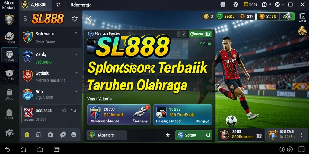 Tampilan menarik dari gameplay SL888 dalam taruhan olahraga.