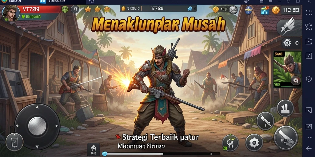 Tampilan gameplay VT789 menampilkan pertempuran strategi yang mendebarkan.